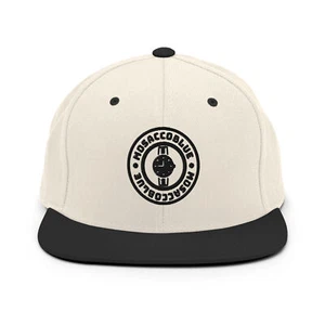 MOSACCOBLUE NATURAL + BLACK Snapback Hat - Picture 1 of 6