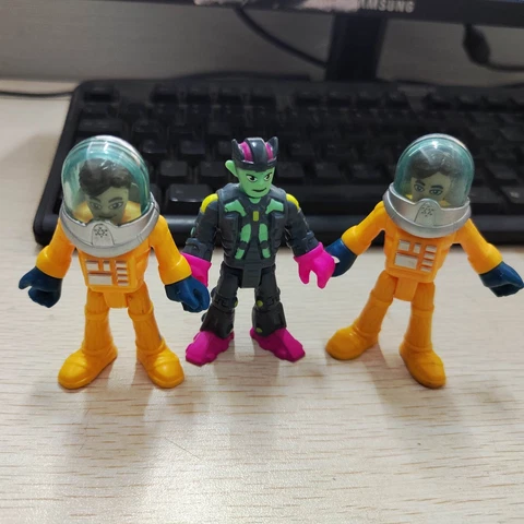 Lot of 3pcs  Imaginext  Space Alien Overlord  & Space Man Astronaut Figure Cover