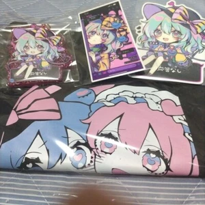Touhou Project Koishi Komeiji Goods lotto di 4 adesivi acrilico portachiavi Giappone - Foto 1 di 1