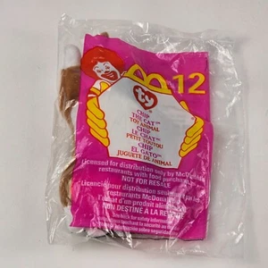 1999 McDonalds Happy Meal Toy #12 Ty Teenie Beanie Baby Chip the Cat. - Picture 1 of 2