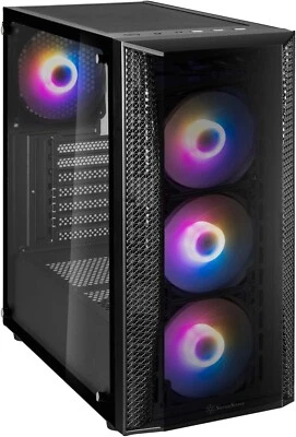 Silverstone FARA B1 PRO, ARGB Lighting, Tempered Glass, mid Tower ATX Chassis - Image 1 of 4