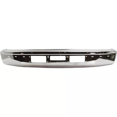 Front Steel Bumper Face Bar Chrome For 1992-1997 Ford F150 F250 F350 Pickup - Imagem 1 de 4