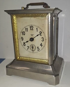 ANTIQUE GERMAN KIENZLE VICTORIAN CARRIAGE CLOCK WORKING WITH MUSICAL ALARM - Picture 1 of 12