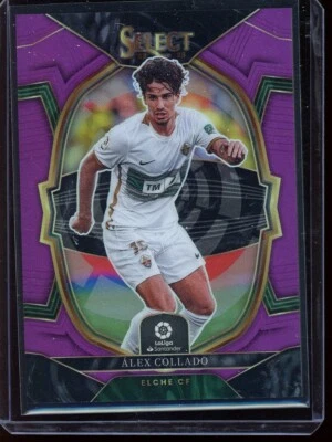 2022-23 Select La Liga Alex Collado #26 Terrace Purple Prizm 37/75 - Elche CF - Image 1 of 2