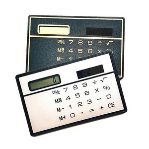 8 Digit Calculator Pocket Size Calculator with Solar to Read Portable Scientific - Picture 1 of 8