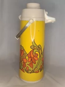 VTG Peacock Air Pot Hot/Cold Beverage Dispenser Vacuum Thermos Carafe W/ Box - Picture 1 of 12