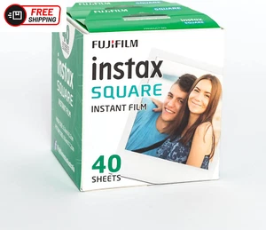 Instax Fujifilm Square Film, White 40 Pack - Picture 1 of 12