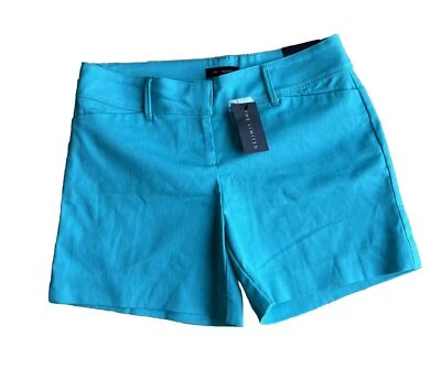 Pantalones Cortos THE LIMITED Azul Aqua Chino Caqui Algodón Elastizados Pantalones Cortos Para Mujer’s 4 Foto 1 de 4