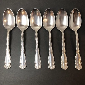 6er Set Reed & Barton versilbert 8 1/8" Servier Tischlöffel, 1894 Rex - Bild 1 von 10