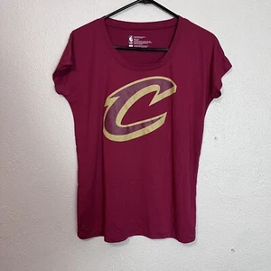 Cleveland Cavaliers Shirt Women’s Small Red Short Sleeve NBA Basketball CAVS - Picture 1 of 9