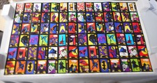 #PB5.  1989  DANDY BATMAN UNCUT STICKER SHEET