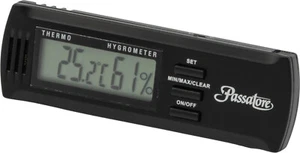 PASSATORE Digital Hygro- / Thermometer - Schwarz - Magnet - 2 Modelle - Picture 1 of 6
