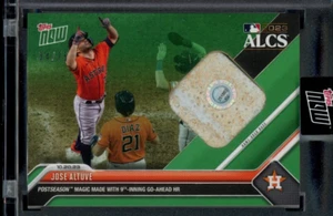 2023 Topps Now #1024B Jose Altuve Green Game Used Base Relic #d /75 - Picture 1 of 2