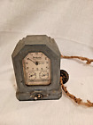 Vintage Clock Hotpoint  Automatic Range Timer Art Deco Wind Up-jeweled