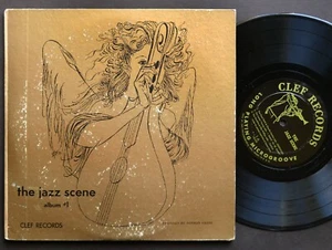 CHARLIE PARKER BUD POWELL The Jazz Scene 10" LP CLEF MG C-674 US 1957 DG MONO - Picture 1 of 2