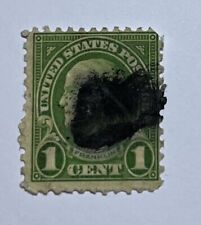 Highly Collectible Stamp. Ben Franklin 1 Cent Stamp. Damaged