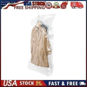 53"x27.6" Hanging Vacuum Storage Bags Space Saver Bags for Clothes, 1 Pack Long - Picture 1 of 11