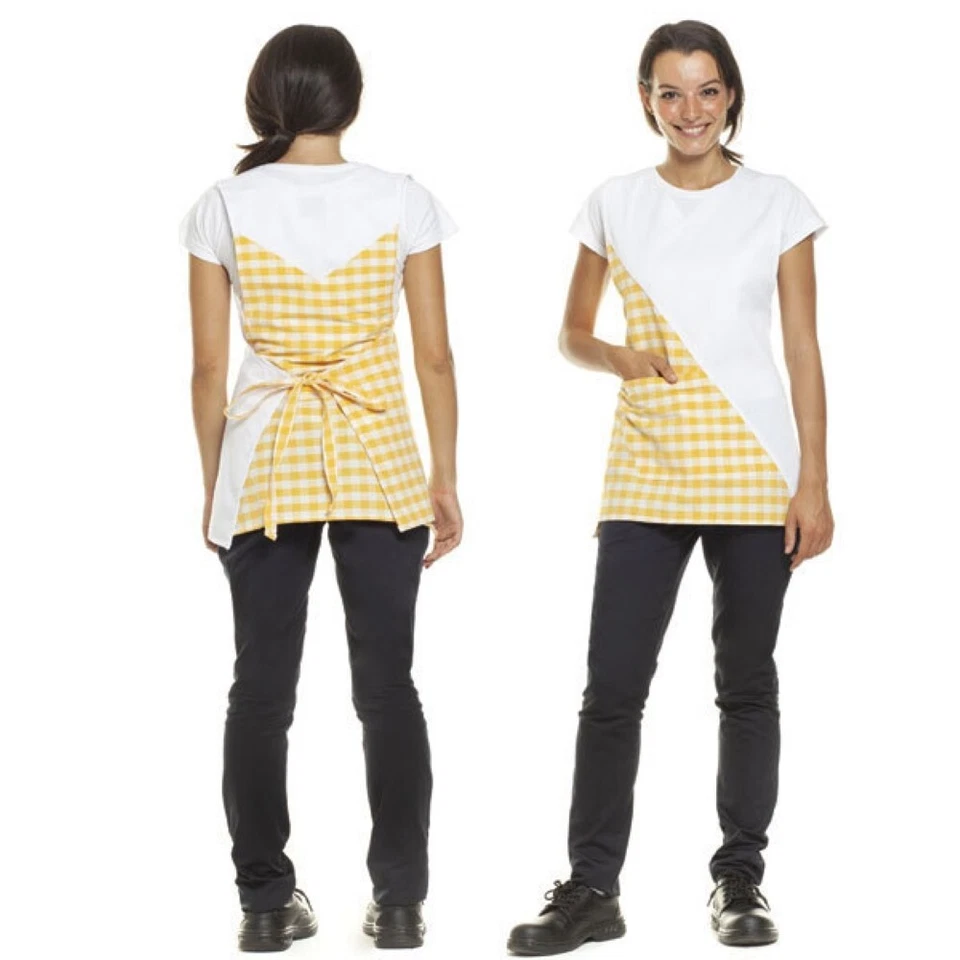 Grembiule maestra asilo poncho camice scuola materna casacca donna da lavoro - Immagine 1 di 1