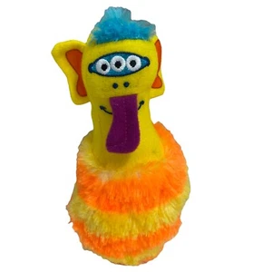Prendedor de bolos Melissa & Doug Monster peluche juguete naranja y amarillo - Imagen 1 de 11