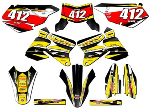 2005-2023 DRZ 400 SM VIGOR Yellow Senge Graphics Kit Compatible with Suzuki - Picture 1 of 10