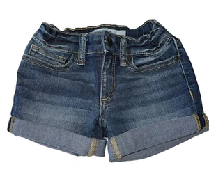 Joe’s Jeans Girls Medium Wash Rolled Cuff Denim Jean Shorts Adjustable Size 4 - Picture 1 of 4