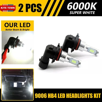 For Lexus GS300 1998 - 2007 White Fog Bulbs 9006 LED Daytime Running Light 6000K - Image 1 of 4