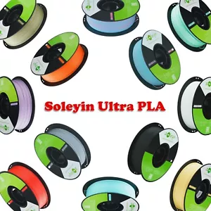 Creality Soleyin Ultra PLA High-Speed 3D Filament 1,75 mm 1kg für 3D Drucker - Bild 1 von 131