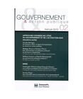Gouvernement & action publique, N° 2, Avril-juin 201 : Approches croisées de l