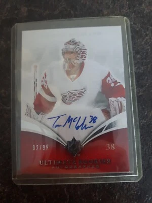 2010-11 Ultimate Collection Ultimate Rookies Auto 92/99 Thomas McCollum Card#143 - Image 1 of 2