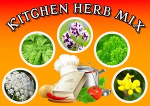 LARGE KITCHEN HERB SEED KIT-15 X HERB MIX-SPECIAL CULINARY COOKING HERB PLANTS - Picture 1 of 17