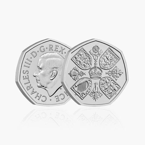 2022 KING CHARLES III 50P COIN UNCIRCULATED FROM SEALED BAG Cover