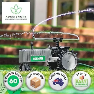 Holman Solid Metal Travelling Sprinkler With 30M Multi Purpose Hose - Picture 1 of 9