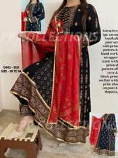 Indian Women Plus Size Dress Kurta Kurti Dupatta Pants Traditional Salwar Kameez