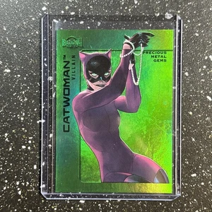 2025 Upper Deck Skybox Metal Universe DC BATMAN Catwoman PMG Green 6/10 #110 - Picture 1 of 2