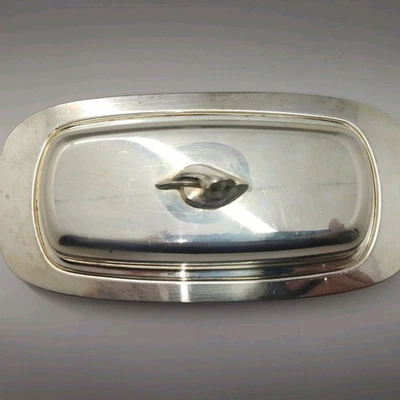 LEER Oneida Platero De Colección Plato de Plata Plato de Mantequilla Perilla Floral Gloria de la Mañana Foto 1 de 4