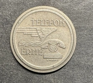 Atractiva ficha telefónica húngara Telefon Erme Magyar Posta Hungría Cuerno - Imagen 1 de 2