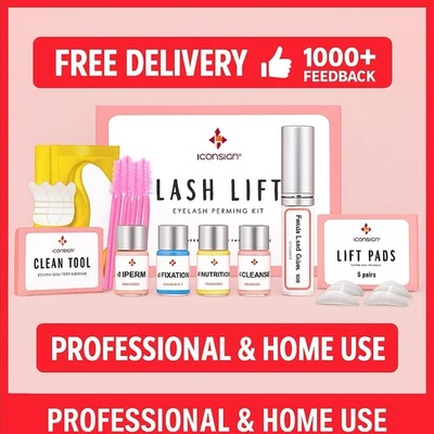 Lash Lift Kit | Eyelash Perming Curl Set with Glue Pads & Lotions-ICONSIGN