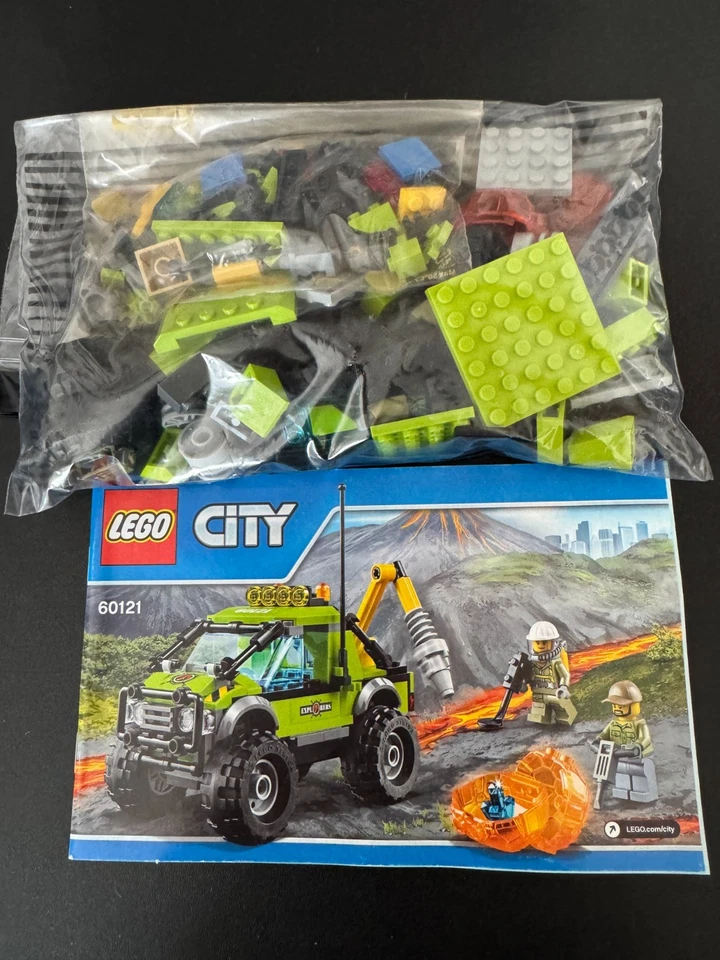 LEGO CITY VOLCANO EXPLORATION TRUCk 60121 - RETIRED - COMPLETE - Image 1 of 1