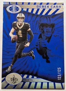 2024 Illusions Hobby Derek Carr 123/125 blau #63 Saints NEUWERTIG KOSTENLOSER VERSAND - Bild 1 von 6