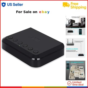 Ricevitore Audio WiFi Wireless Adattatore Multiroom per Altoparlanti Stream Senza Perdite S... - Foto 1 di 14