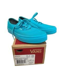 Vans Authentic Unisex Turquoise Sneakers W6.5-M5 Unisex EUC Dress Blue - Picture 1 of 6