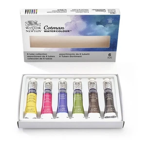 Winsor & Newton Cotman Aquarell - 6er Set, verschiedene Farben, 8 ml Tuben - Bild 1 von 6