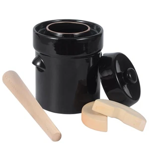 coccio di fermentazione,coccio di crauti,kit di fermentazione da 1/2 gallone,kit di decapaggio 2... - Foto 1 di 7