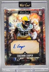 Edgerrin Cooper 1/1 2024 Comodín 5 Cartas Sorteo Novato RC Automático Green Bay Packers - Imagen 1 de 3