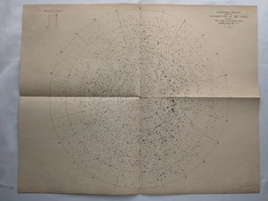 Katalog 12.441 Sterne Epoche 1880 am Kap Gute Hoffnung 1871-9 EJ Steinastronomie - Bild 1 von 12