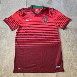 Nike Portugal 2014-2015 Home Football Shirt Soccer Jersey Red Men’s Size S - Picture 1 of 7