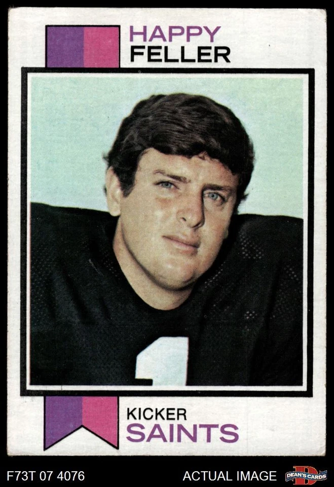 1973 Topps #304 Happy Feller Saints RC Texas 4 - VG/EX - Image 1 of 1