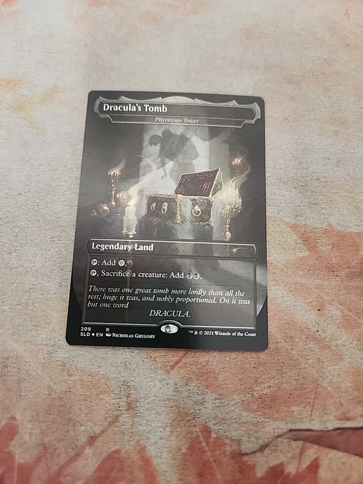 Dracula's Tomb-Phyrexian Tower Foil Secret Lair MTG NM - Image 1 of 1