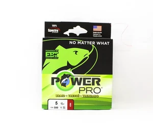 Power Pro Braided Spectra Line 5lb x 300yds Red (4533) - Picture 1 of 6