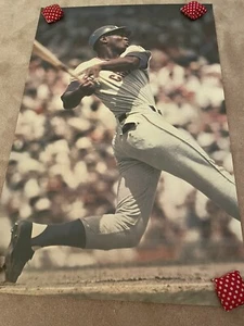 BILLY WILLIAMS 1968 SPORT ILLUSTRIERT 24X36 POSTER FALSCH BESCHRIFTET ERNIE BANKS selten - Bild 1 von 4